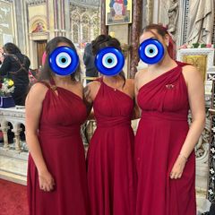 Burgundy Bridesmaid Dress / Ballgown / Classy Formal red dress