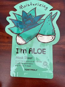 Tony Moly Moisturising Aloe Sheet Mask  New