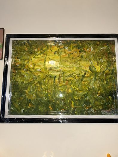 Modern Art print high quality archival Giclee title "Greenways"