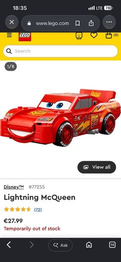 Lego Lightning McQueen