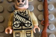 Lego compatible, military figures, British infantry (desert rats). 15 figures plus rifles.