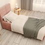 Single upholstered bed with storage box and mattress PIANO Image 2