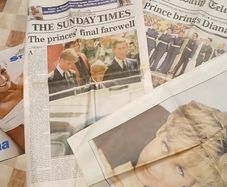 Princess Diana newspapers,magazine.