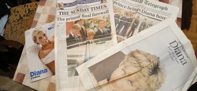 Princess Diana newspapers,magazine.