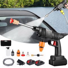 Brand New Cordless pressure washer for Makita batteries, mobile pressure washer gun with 2 batteries