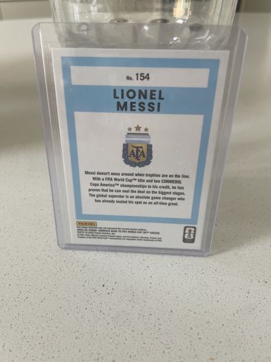 football card Lionel messi