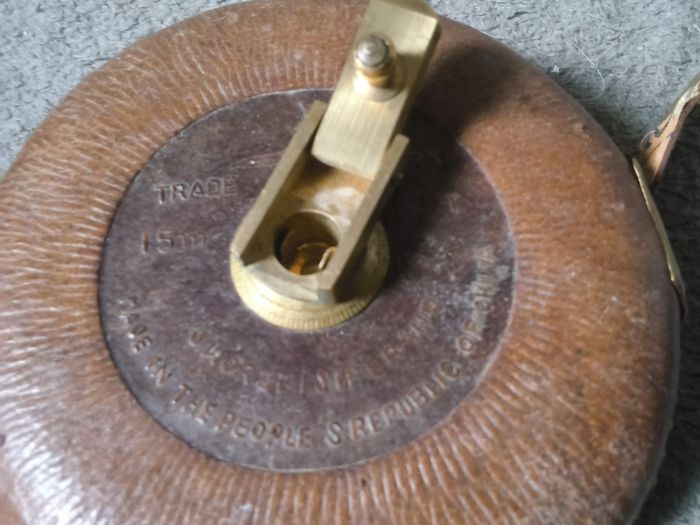 vintage boxed swordfish tape measure