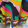 Vintage 60s 70s psychedelic abstract print maxi dress size small postage included Image 5