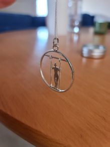 Pure silver necklace made in Spain