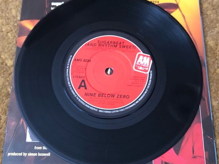 Nine Below Zero - Sugarbeat (1982) 7"