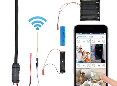 4 K WIFI Network Camera Webcam IP P2P HD Wide Angle Mini Camera DIY Wireless Cam Module Motion Activated DV Camcorder Small