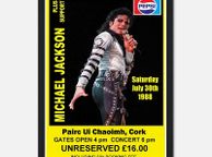 main image for ad Michael Jackson Framed Poster Cork 1988