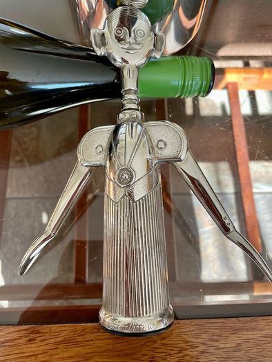 Vintage Italian Pierre the Sommelier Silverplate Corkscrew Wine Bottle Opener
