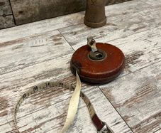 vintage Leather Tape Measure