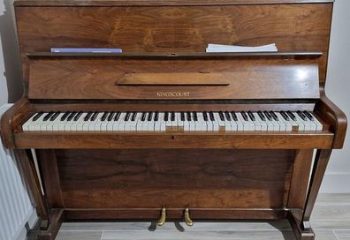 Kingscourt piano, manufactured by Pigott and Company, Dublin. Made in England