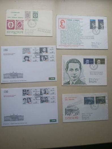 17 Irish Political First Day Covers