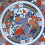 Andrea By Sadek Gold Imari Peacock Porcelain Charger Image 3