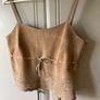 Rene Derhy leather top, M Image 3