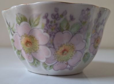 SALE!  Handmade Royal Tara Fine Bone China Sugar Bowl - IRISH BLOSSOM pattern