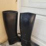 Rubber Riding Boots size 8 Image 4