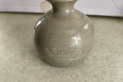 Vintage Small Bud Vase Pottery Singed  Duo