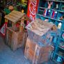 Wooden wishing well garden planters Image 7