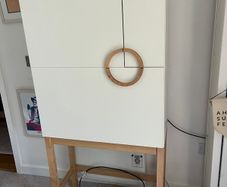 Folding desk unit