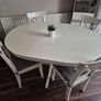 Ikea round table and 4 chairs Image 4
