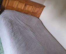 Wooden Double bed with mattress