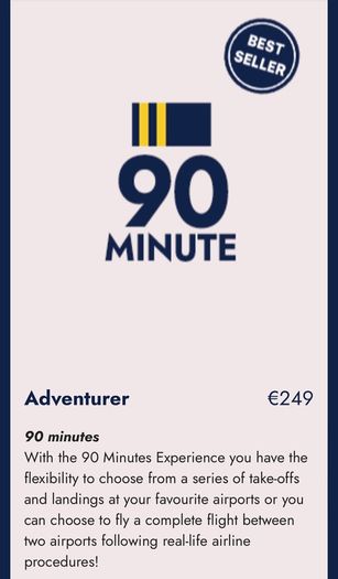 Flight Simulator voucher