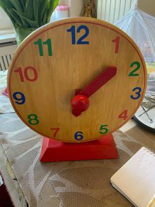 IKEA Timber Learner Clock