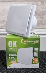 Bathroom Extractor Fan with LED Light