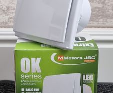 Bathroom Extractor Fan with LED Light