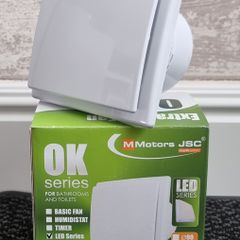 Bathroom Extractor Fan with LED Light