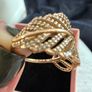 Pandora rose Gold feather ring Image 2