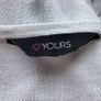 Yours White Cardigan with Lace insert sleeves Uk30/32 postage included Image 5