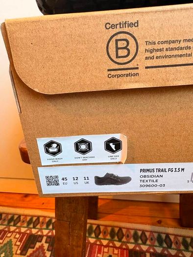 Brand-New Vivobarefoot Primus Trail FG 3.5 Barefoot Trail Runners UK 11 EU 45