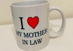 I love my mother in law mug