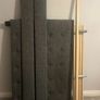As New - Lovely Grey Fabric 4Ft 6 Double Bed Frame - Can Deliver Image 2