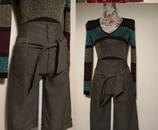 Mexx High Waisted Belted Pocket Trouser Shorts, New