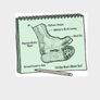 Blue boots vegetarian vegan steel toe size 10 Airseal Docs Doc Marten10-hole Image 3