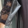 KDK London Black bodycon dress with lace detail Sz 12UK Image 4