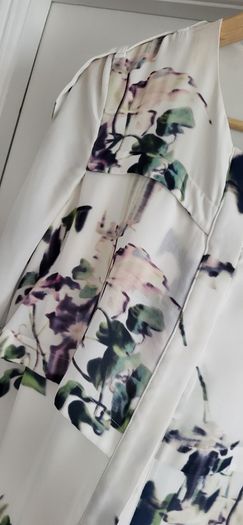 French Connection Floral Shirt Dress Sz 10uk