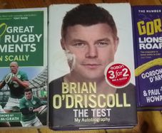 Rugby fan books x 3