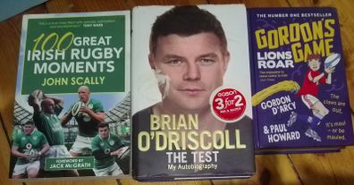 Rugby fan books x 3