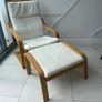 IKEA Chair and Footstool Image 3