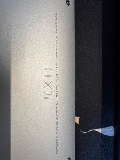 Macbook Air M1 A2337 Silver Grey - for parts