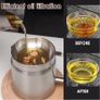 Brand New LOVIVER Stainless Steel Oil Filter Pot, Image 6