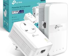 (4k) Tp-link Tl-wpa7617 Kit Av1000 Powerline Adapter 1200mbps Wifi Extender / New