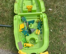 Water play and slide
